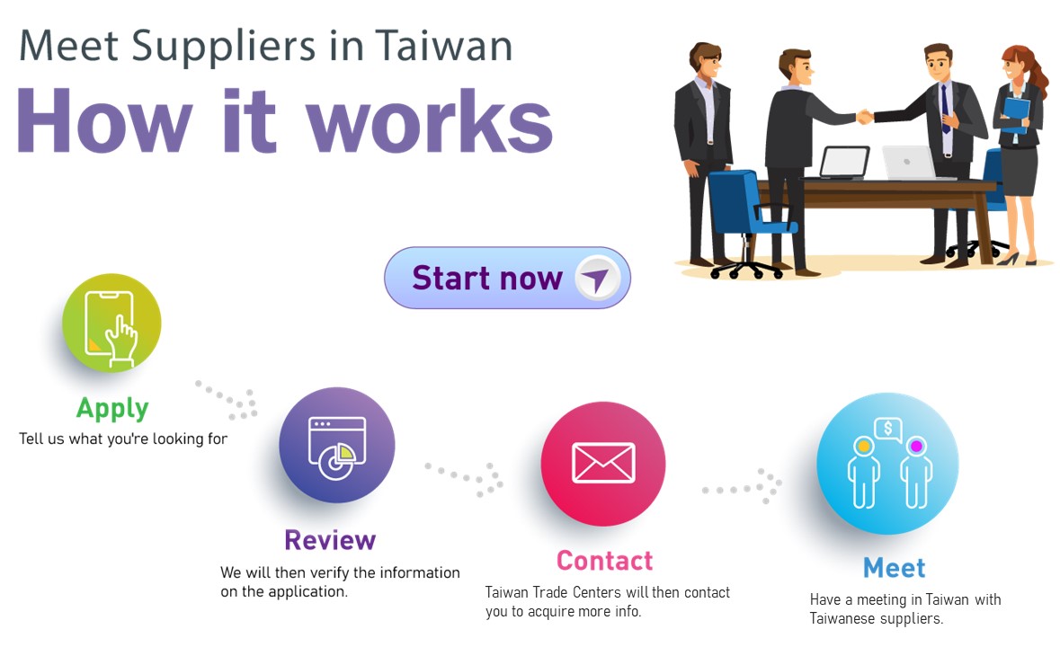 Meet suppliers in Taiwan